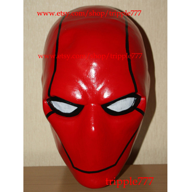 Batman Red Hood Mask Red Hood Costume Red Hood Cosplay
