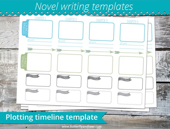 Plotting timeline template help writing your novel A4