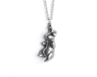 Valentine's Gift for Daughter, Granddaughter, Girlfriend, Wife, Velveteen Rabbit Necklace, Love, Children's Stories, Classic Stories