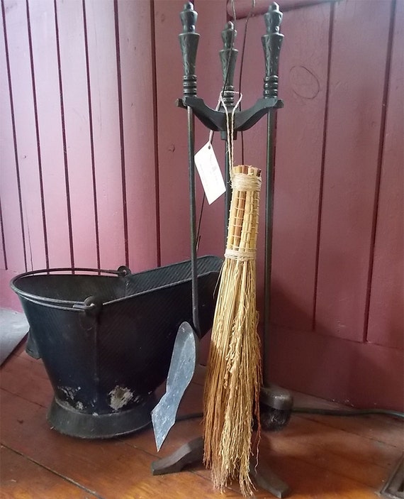 Handmade Hearth Broom / Rustic Broom / Primitive by SmallbonesJane
