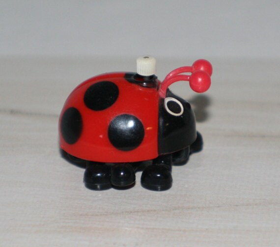 Vintage Ladybug Windup Toy by Tomy