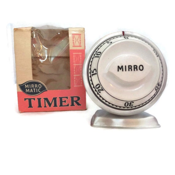 Vintage Mirro Matic Kitchen Timer 1950s Kitchen Collectible