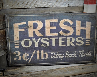 Oyster sign | Etsy