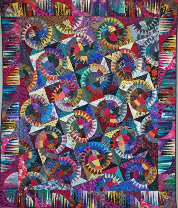 Quilt Pattern MONTANA CARTWHEEL BORDER Quilting Design