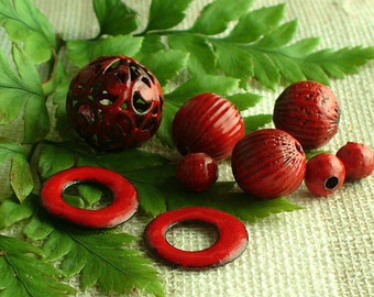 Enameled Copper Rich Red by Catalina Glass SRA