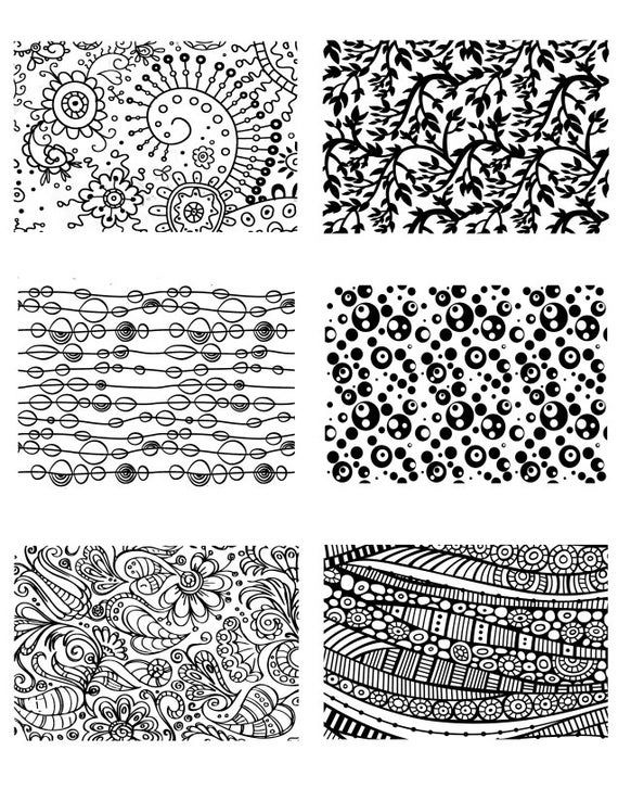 Texture Sheets / Stencil Sheets / Embossing Sheet / Silk Screen for Polymer  Clay Organic Spots Designs 
