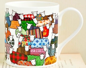 Colourful Sheep Mug