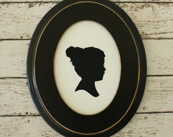 Custom Silhouette Print / Personalized Silhouette / Silhouette / Silhouette Print - Made from your Photos / Custom Portrait