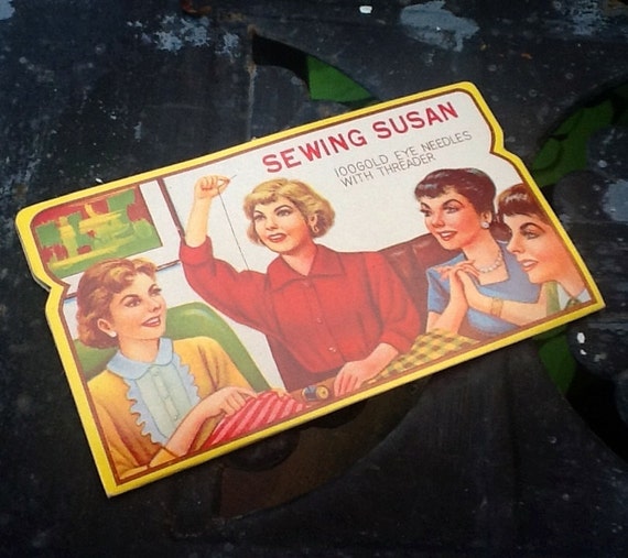 VIntage Sewing Susan Needle Book Needles