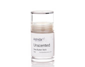 Unscented Unrefined Shea Butter Push Up Stick