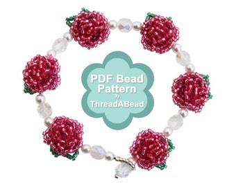 Bead Pattern: Crystal Tennis Bracelet