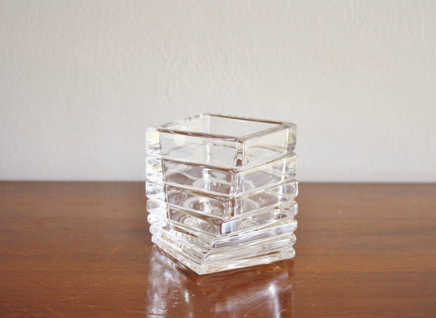 Modern vintage Rosenthal crystal vase