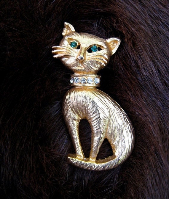 Kitten Pin Kitten Brooch Cat Brooch Kitten Pin Kitten Brooch Cat Brooch
