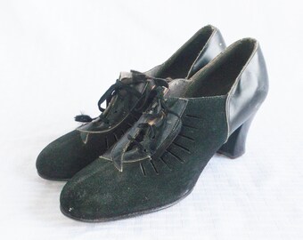 1920's Vintage Baby Toddler Shoes in Original by MyVintageHatShop