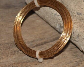 20 ga BRONZE Round Wire 25 feet Dead Soft Temper