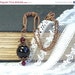 Black Pearl Necklace, Black And Red Necklace, Large Pearl Necklace, Pearl Necklace, Single Pearl Pendant