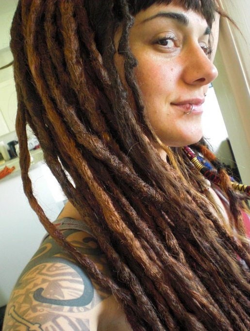 5 XL Long 25 Dreads SE Any Color Combo Natural Crazy by mraur