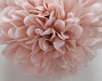 Dusty Pink tissue paper pom pom