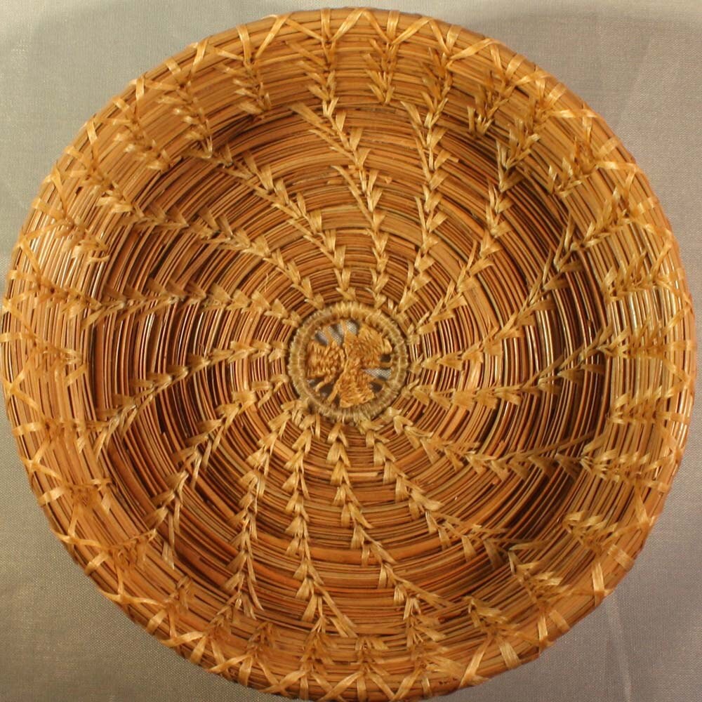 Autumn's Plenty Pine Needle Basket