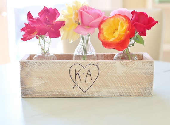 Personalized Planter Box Rustic Chic Home Decor Shabby Chic Living In The Country (Item Number 140321) NEW ITEM by braggingbags