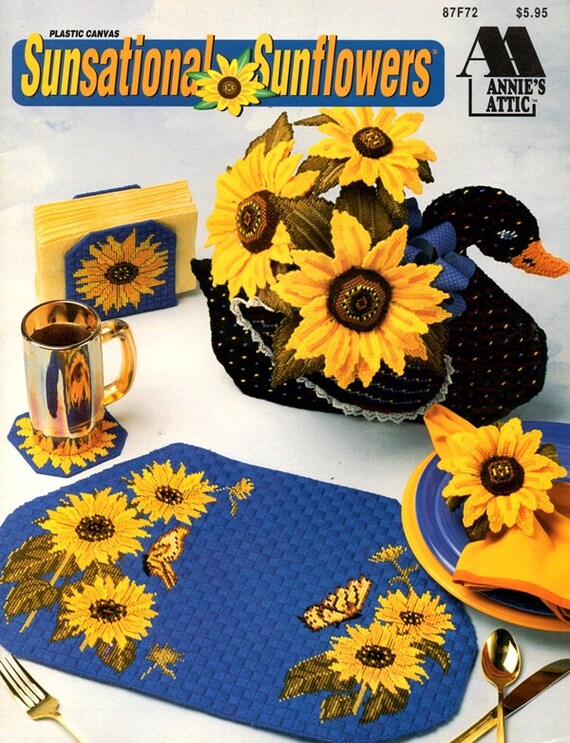 Sunsational Sunflower Bouquet Tea Pot Placemat Napkin Holder