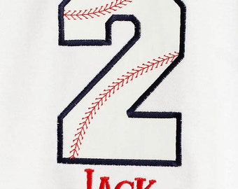 Baseball Birthday Shirt, Personalized Baseball Shirt, Boys Birthday Shirt, Custom Birthday Shirt, Birthday Gift
