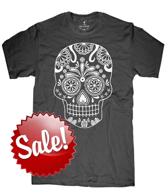 mens t shirts skull