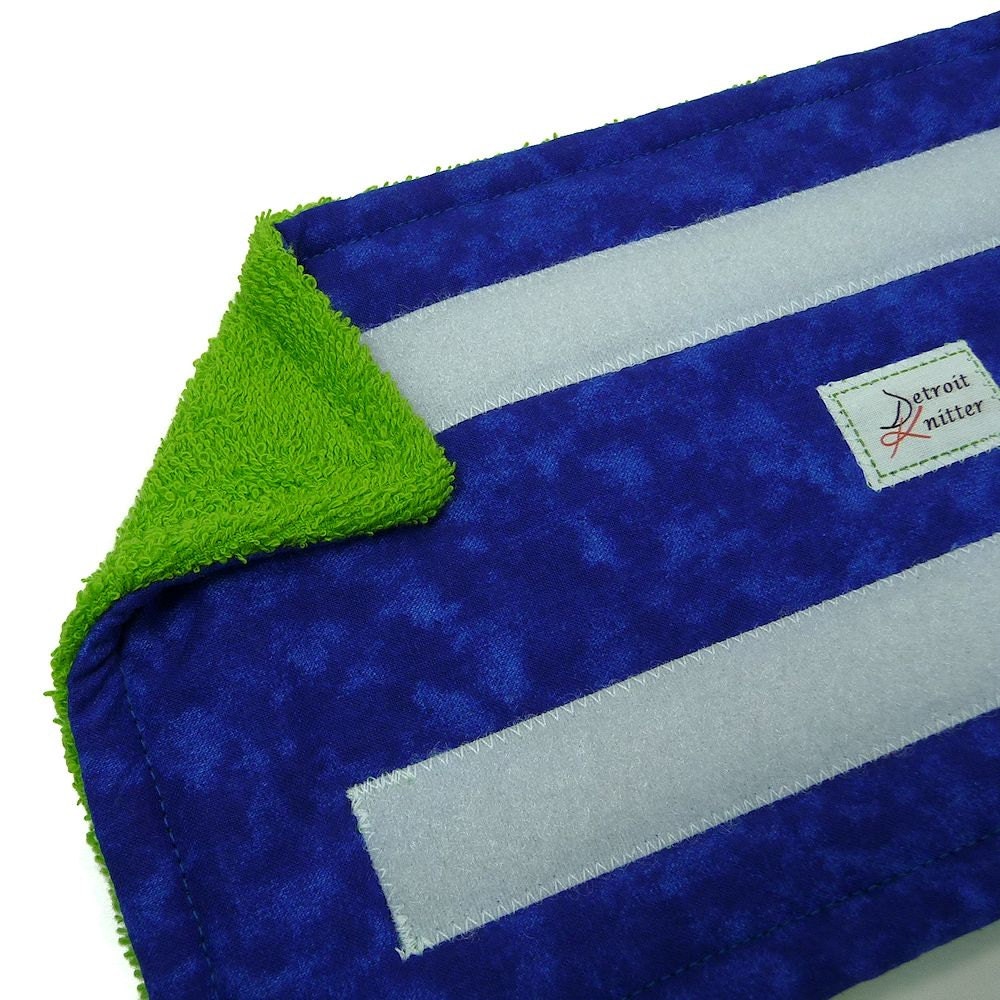 1 Reusable Swiffer Wet Jet Pads DEEP BLUE TONAL by EcoGreenPads