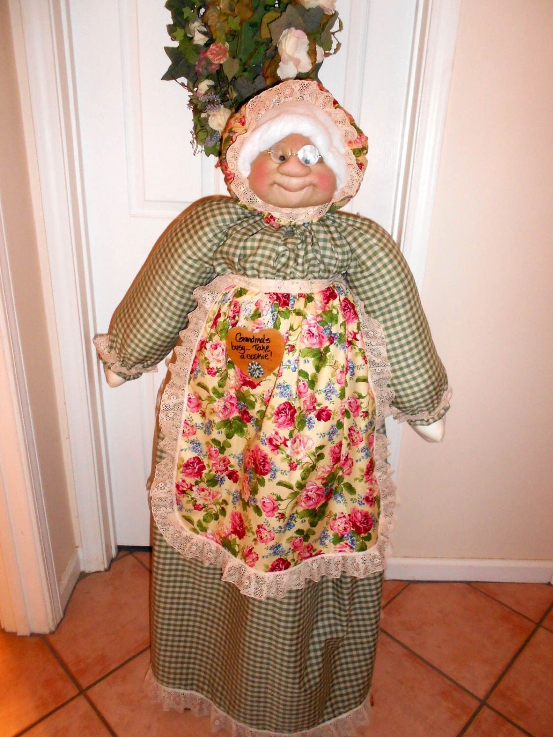 Vacuum Cleaner Cover Soft Sculptured Grandma Shabby Chic