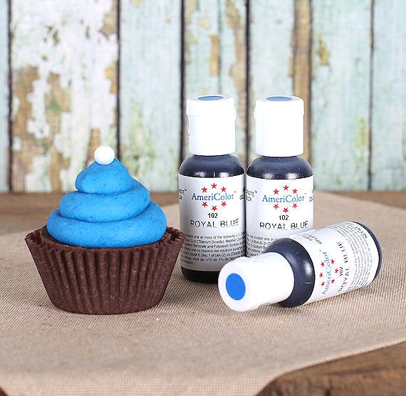 Royal Blue Americolor Food Coloring Gel by thebakersconfections