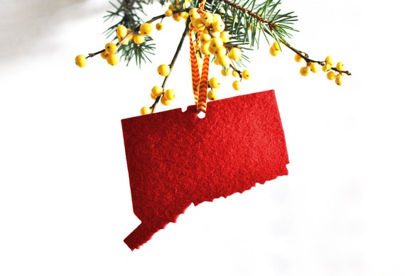 christmas ornament connecticut christmas ornament felt christmas ornament connecticut christmas ornament felt