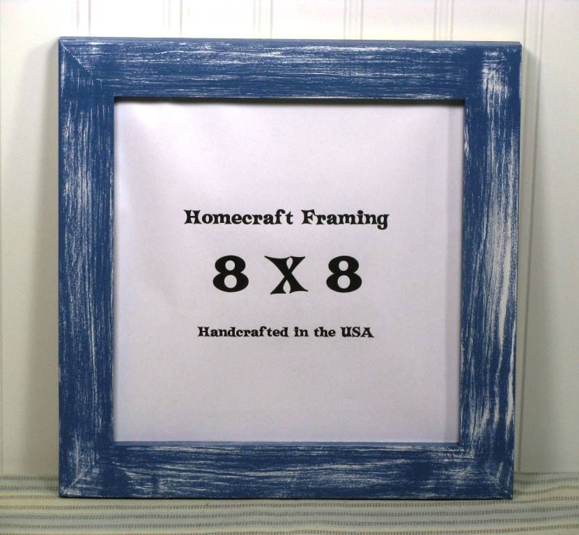 8X8 Picture Frame Distressed Wedding Frame Wood Frame Shabby