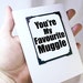 Harry Potter Christmas Card. Harry Potter Card and Magnet. Funny Muggle Card.