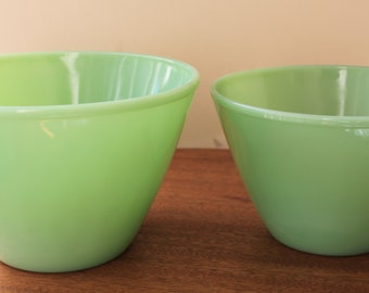 Fire King, Jadite, Splash Bowl. Large size (9.5" diameter)