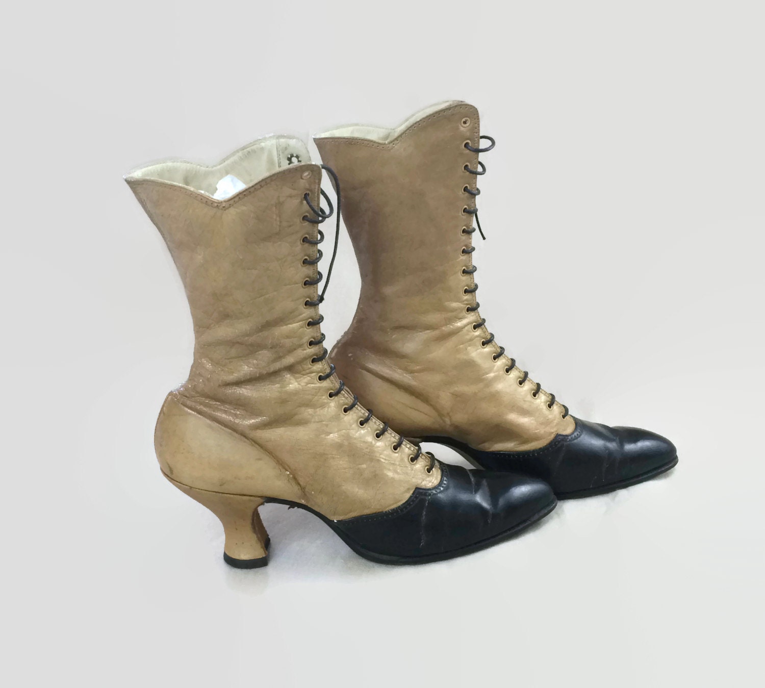 antique victorian lace up boots