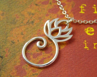 Lotus Charm Sterling Silver Wholesale , Silver Lotus Charms , 925 Sterling Silver Charms Wholesale