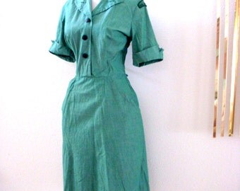 Vintage 50s 60s Girl Scout Leaders Uniform Girl Scouts Adult Dress with ...