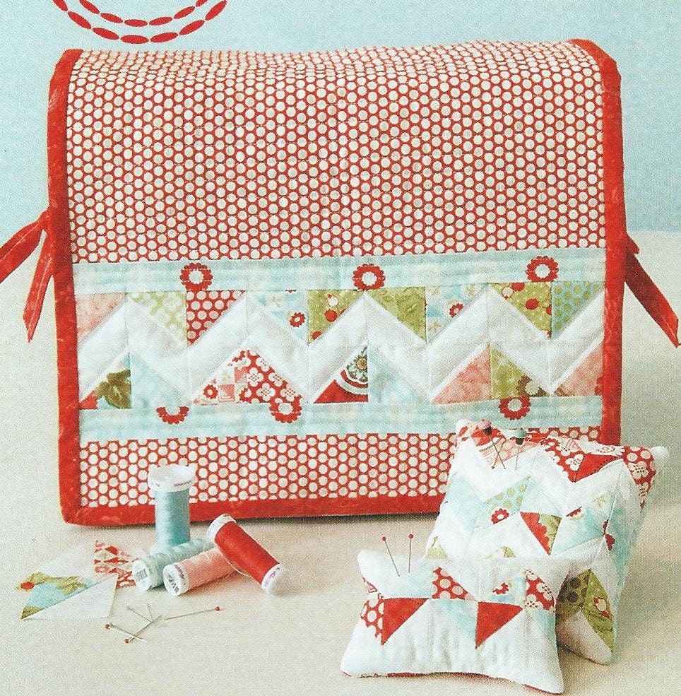 PATTERN Sewing Machine Cover and Pincushion by
