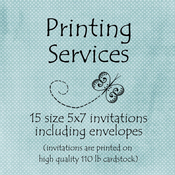 Print 5X7 Invitations 1