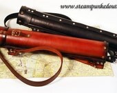 Items similar to Steampunk Explorer Map/Scroll Case with 1 Map on Etsy