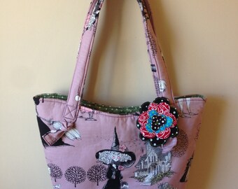 Bucket Tote "Ghastlies" Pink