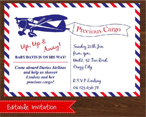 Precious Cargo Baby Shower Invitations 10