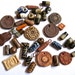 Take 20% Off 40 PLUS Hand Made Ceramic Tube Beads & Stamped Pendants