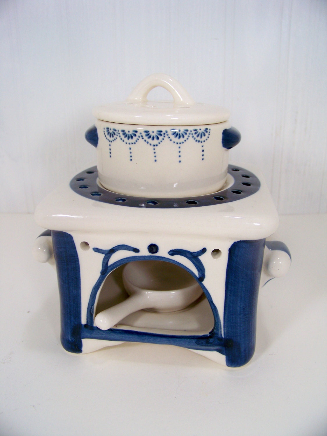 Ceramic Wood Stove Scented Wax Warmer