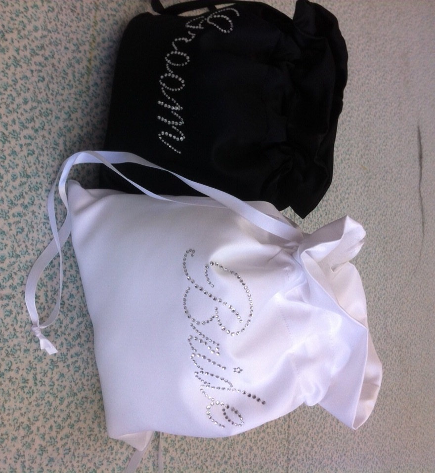 Custom Made Money Bag Dollar Dance Set For Bride and Groom