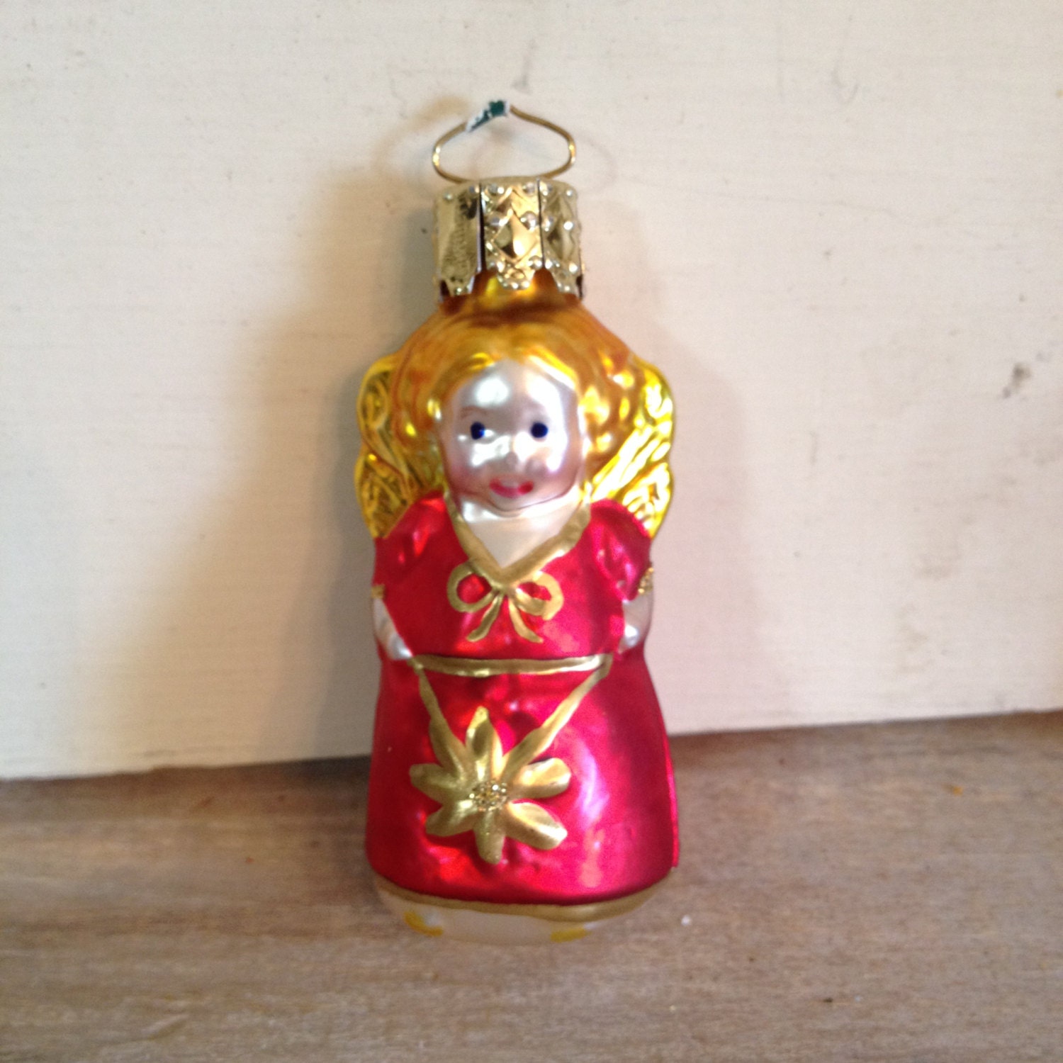 angel christmas ornament made in germany glass angel christmas ornament made in germany glass