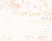 Gold Rose Bokeh NEW YEARS EVE party invitation - You Print Il_170x135