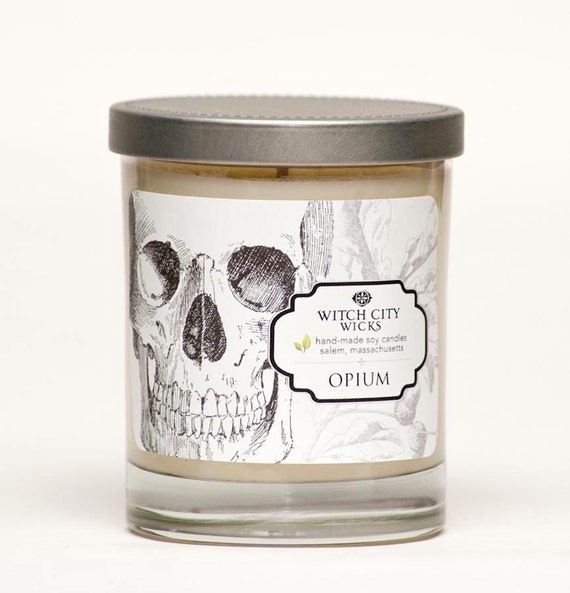 dragon wax candles soy dragon's candle, blood Opium Curiosities scented tobacco skull,