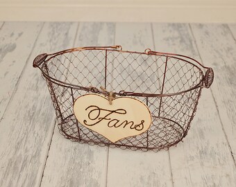 Large Rustic Wedding "Fans" Sign for Your Rustic, Country, Shabby Chic Wedding-Bridal Showers- Graduation etc