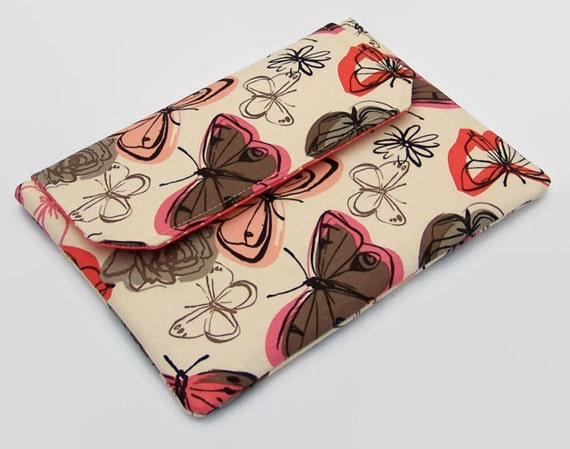 Ipad Mini case Butterflies Cream by WhimsyWooDesigns on Etsy